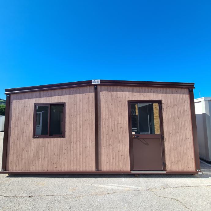 CONTAINER - BUNGALOW 600 X 240 X 270 / NEUF / Imitation BOIS