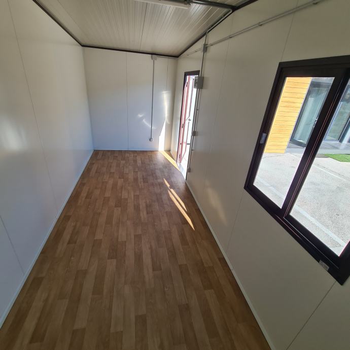 CONTAINER - BUNGALOW 600 X 240 X 270 / NEUF / Imitation BOIS – Image 7