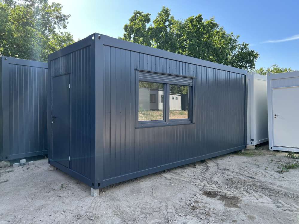 Conteneur avec kitchenette, WC et douche 6,00 x 2,43 m neuf