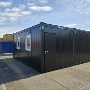 Doubles conteneur de bureau 6m x 6m DKVLVR Noir neuf