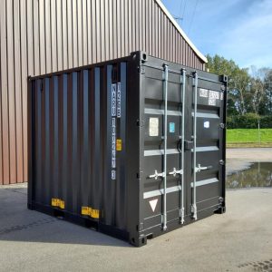 Conteneur de stockage 10 pieds – Compact, sécurisé et durable - Noir