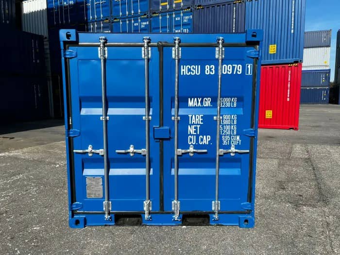 Container de stockage 8 Pieds – Bleu - Imagen 3