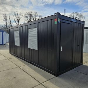 conteneur de bureau 6m x 2m40 DKVL Noir neuf