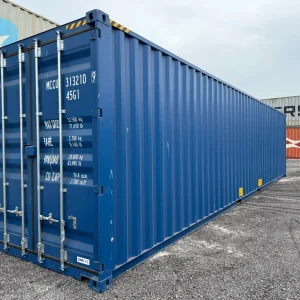 Conteneur maritime bleu haute capacité de 40 pieds (12 m) – Neuf/1er voyage 002112-3