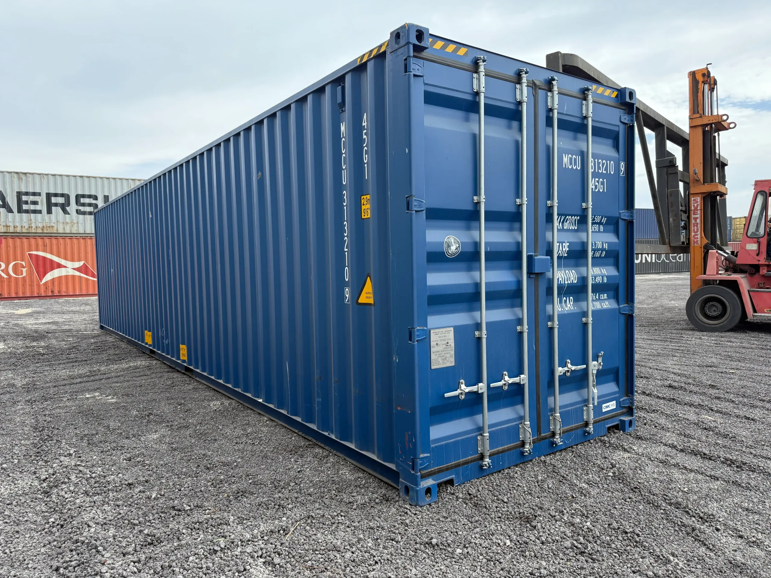 Conteneur maritime bleu haute capacité de 40 pieds (12 m) – Neuf/1er voyage 002112-3 - Imagen 2