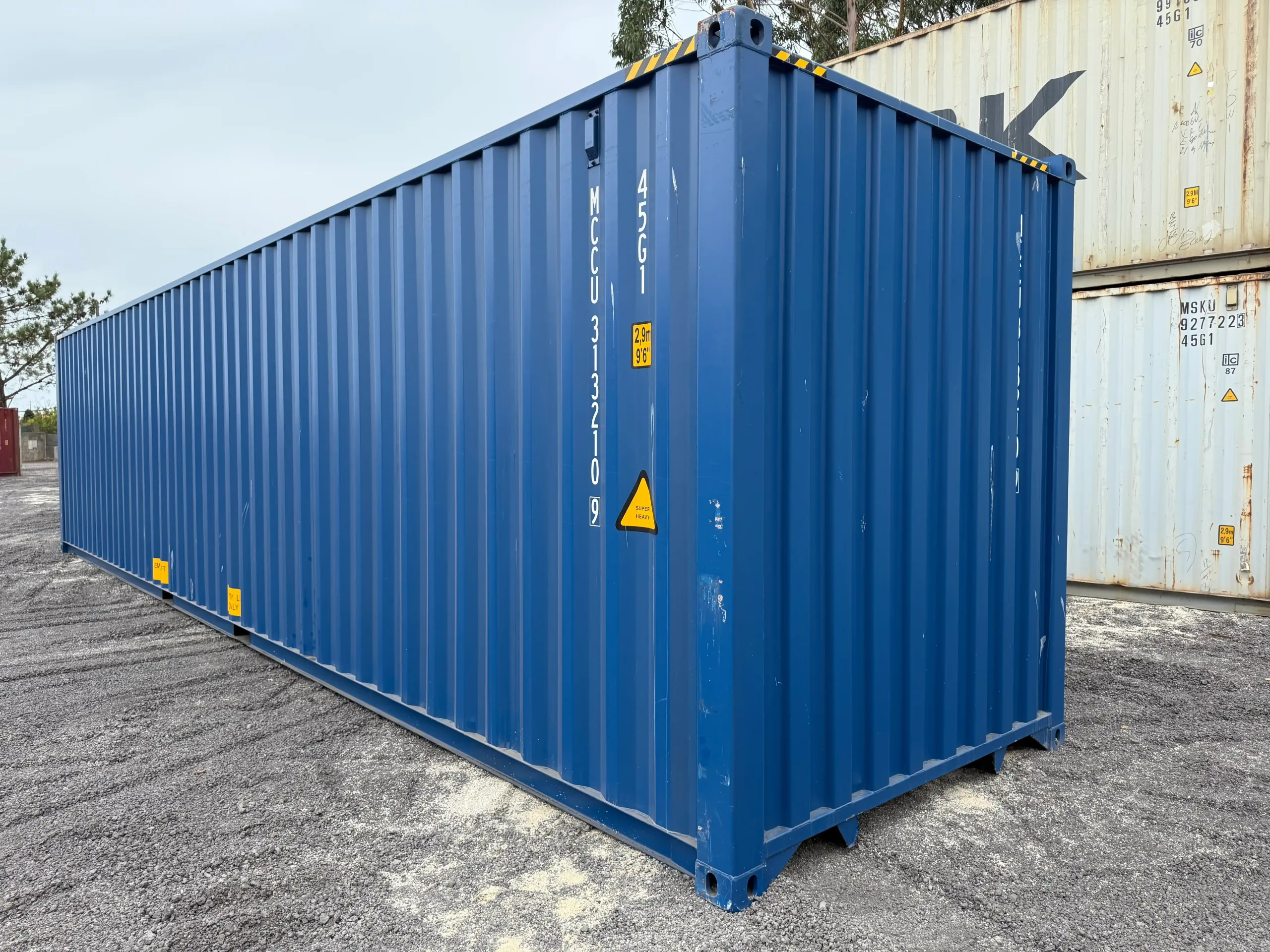 Conteneur maritime bleu haute capacité de 40 pieds (12 m) – Neuf/1er voyage 002112-3 - Imagen 3