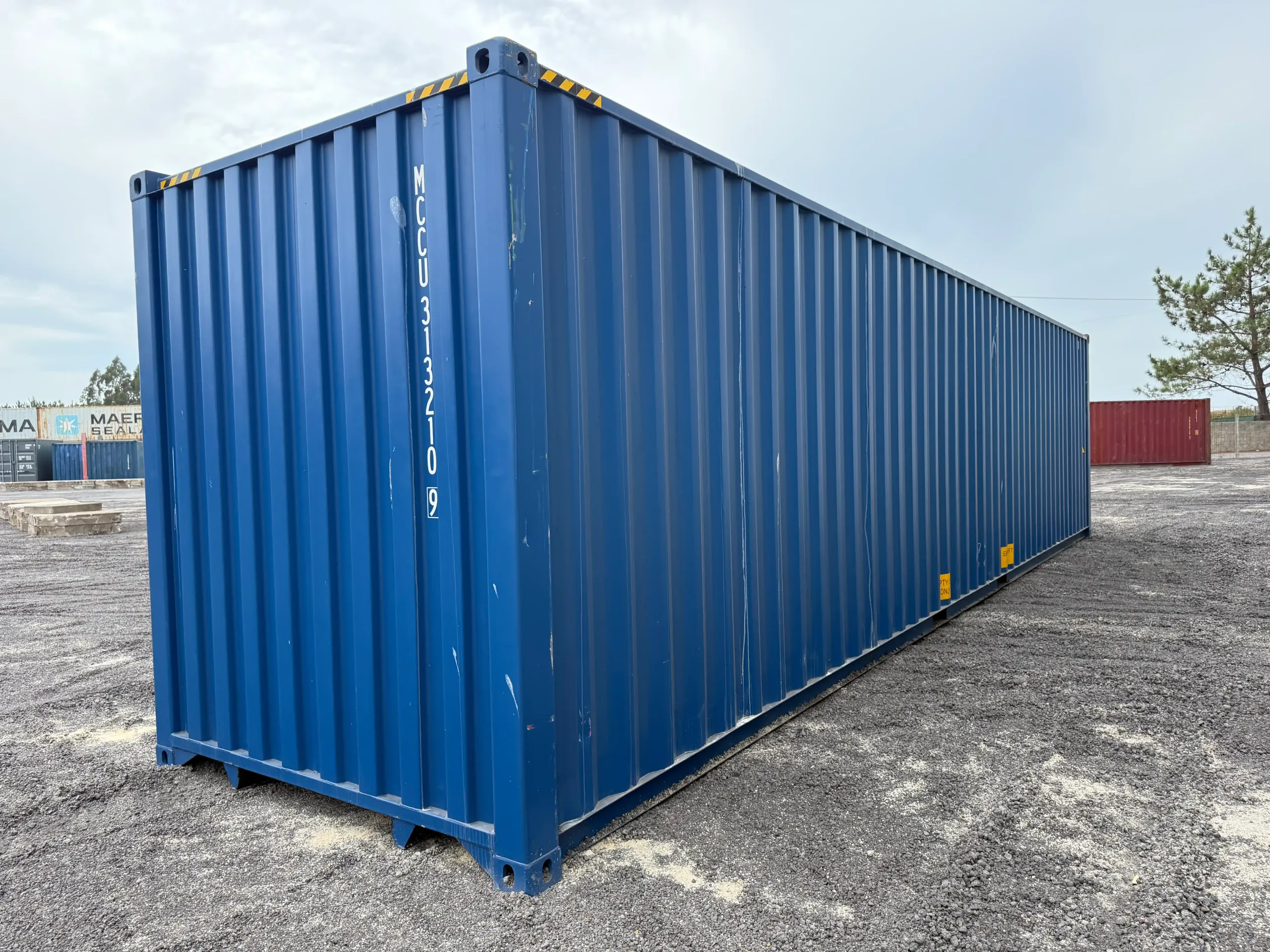 Conteneur maritime bleu haute capacité de 40 pieds (12 m) – Neuf/1er voyage 002112-3 - Imagen 4