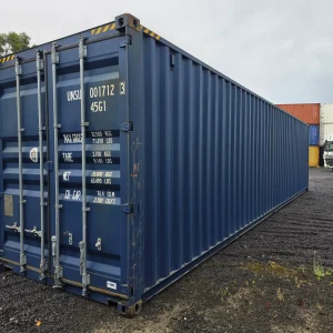 Conteneur maritime bleu haute capacité de 40 pieds (12 m) – Neuf/1er voyage 001712-3