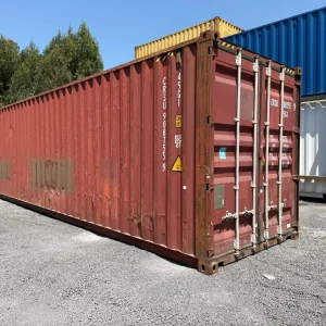 Conteneur maritime rouge HC de 40 pieds (12 m) – Occasion 908755-9