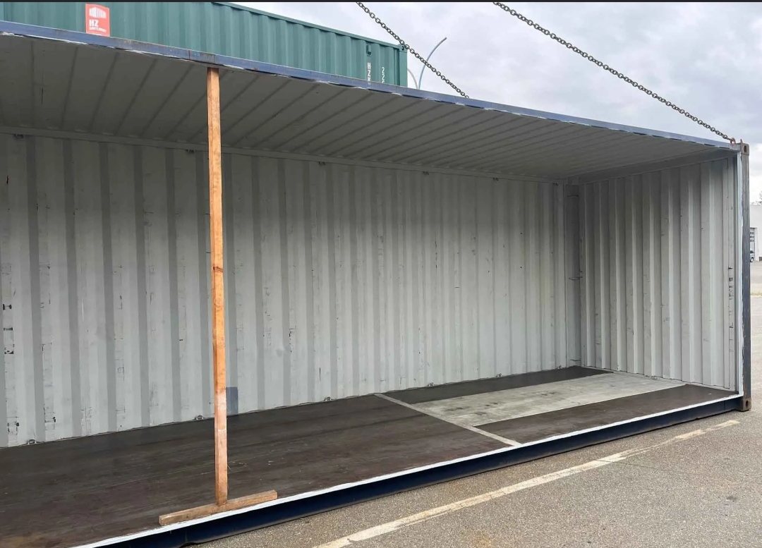 Conteneur 12 m 40’HC avec paroi latérale coupée, HZKU 603 874-3 - Imagen 4