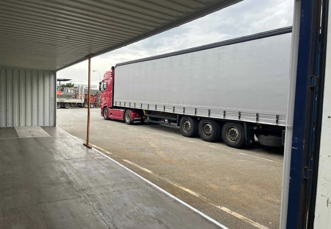 Conteneur 12 m 40’HC avec paroi latérale coupée, HZKU 603 874-3 - Imagen 8