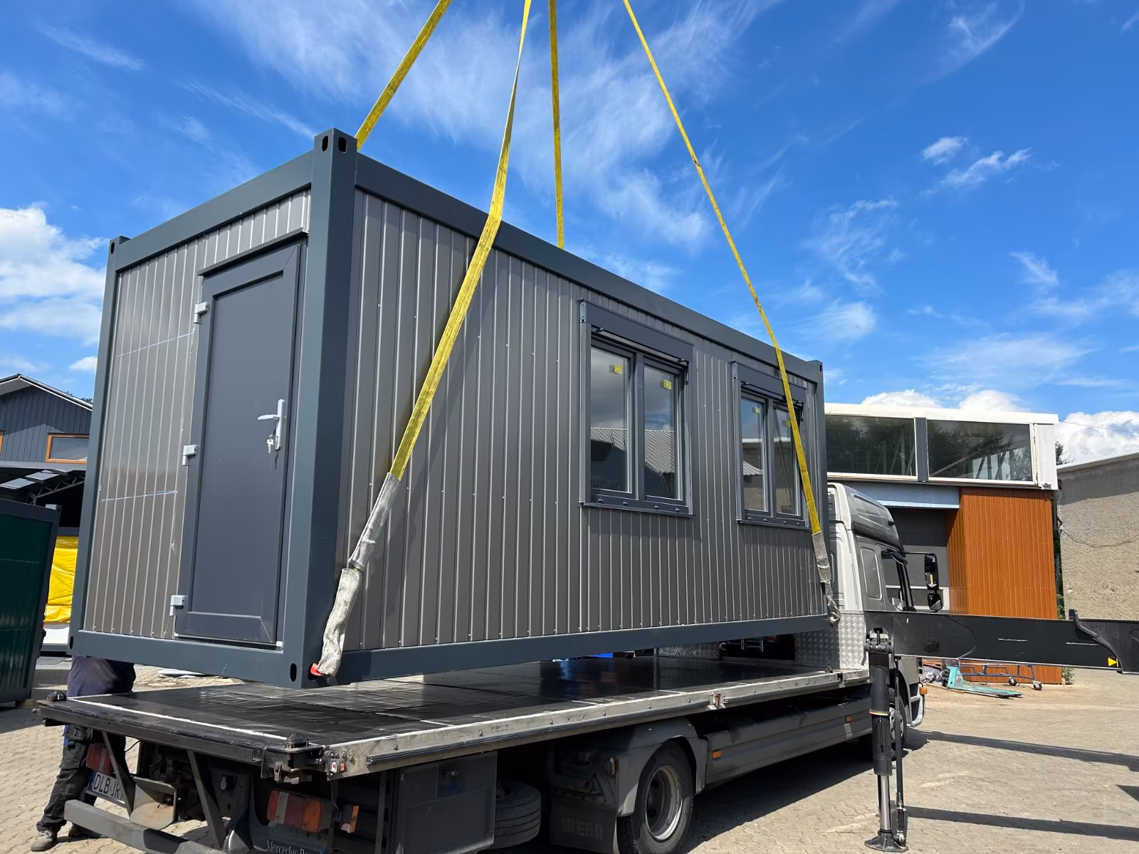 conteneur résidentiel avec sanitaires, Bureau conteneur – Image 3