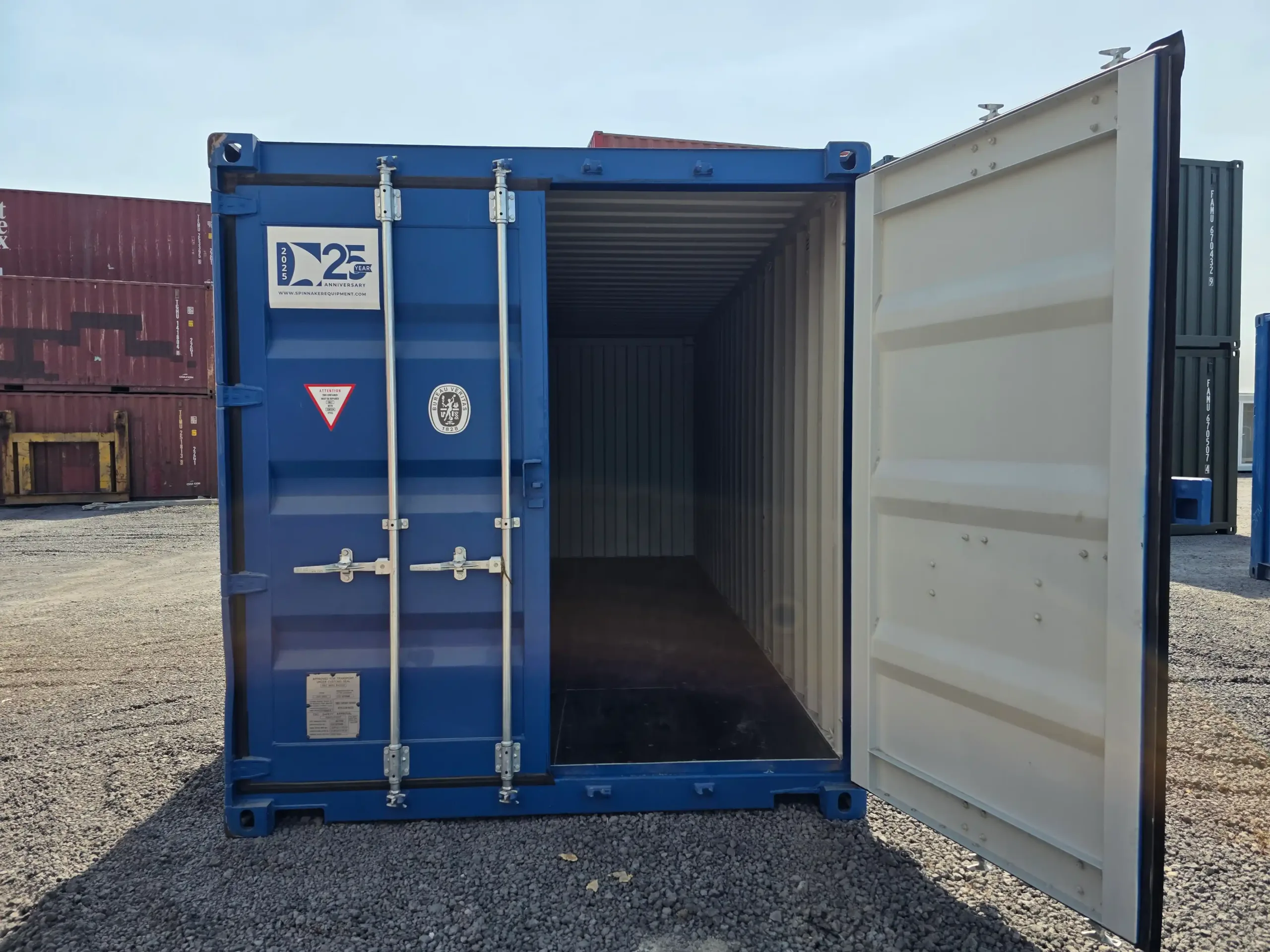 Conteneur maritime double coque bleu de 20 pieds (6 m) – Neuf/1 voyage 235413-9 - Imagen 5