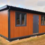 Conteneur modulaire habitable, salon+ deux chambres + cuisine + salle de bain de 35 m².