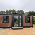 Conteneur maison 36,5 m², 2 chambres, salle de bain et cuisine