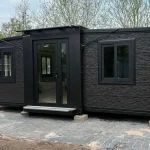 Conteneur habitations 36,5 m² 2 chambres, salle de bain et cuisine Unité de vie mobile / Tiny house
